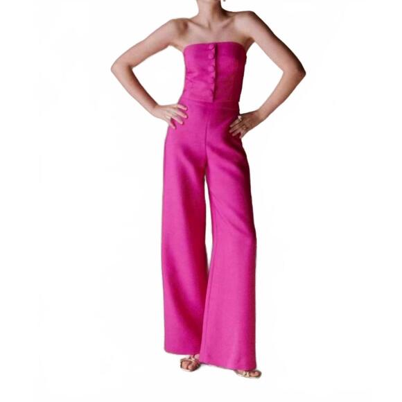SEZANE Pants - NEW SEZANE tymo wide leg trousers in hot pink